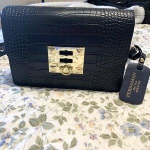 Persaman New York Leather Crossbody Made in Italy